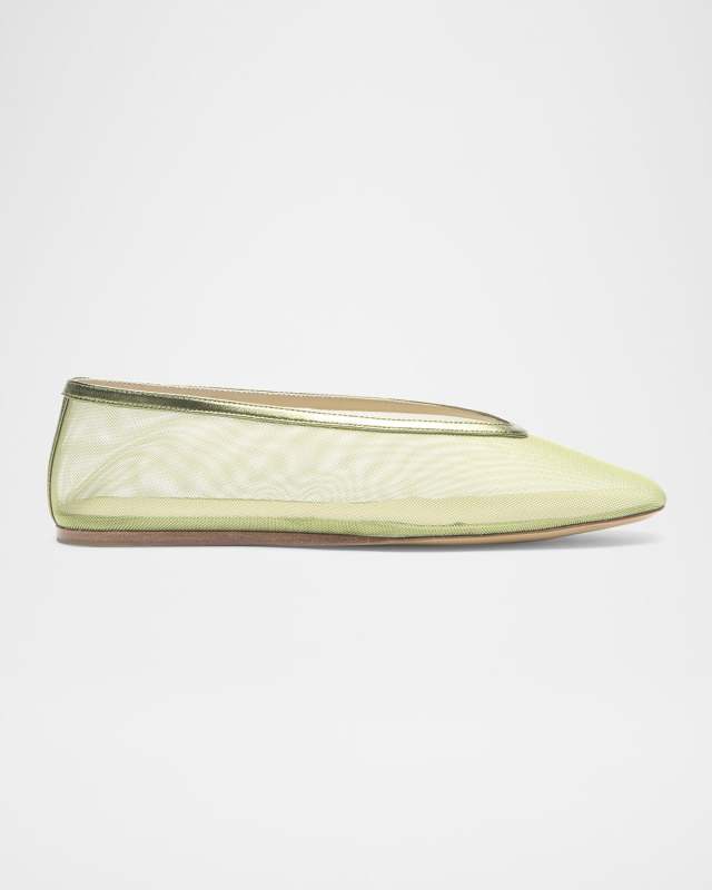 Luna Mesh Ballerina Flats